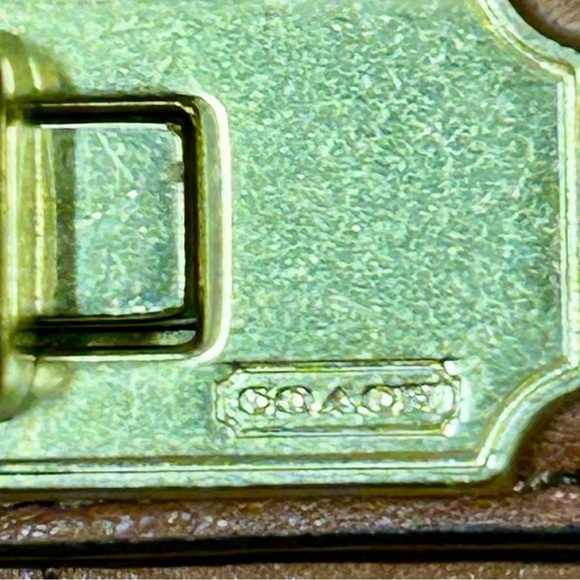 Coach Legacy Leather Hobo Shoulder Bag Camel F17816 - Picture 3 of 12